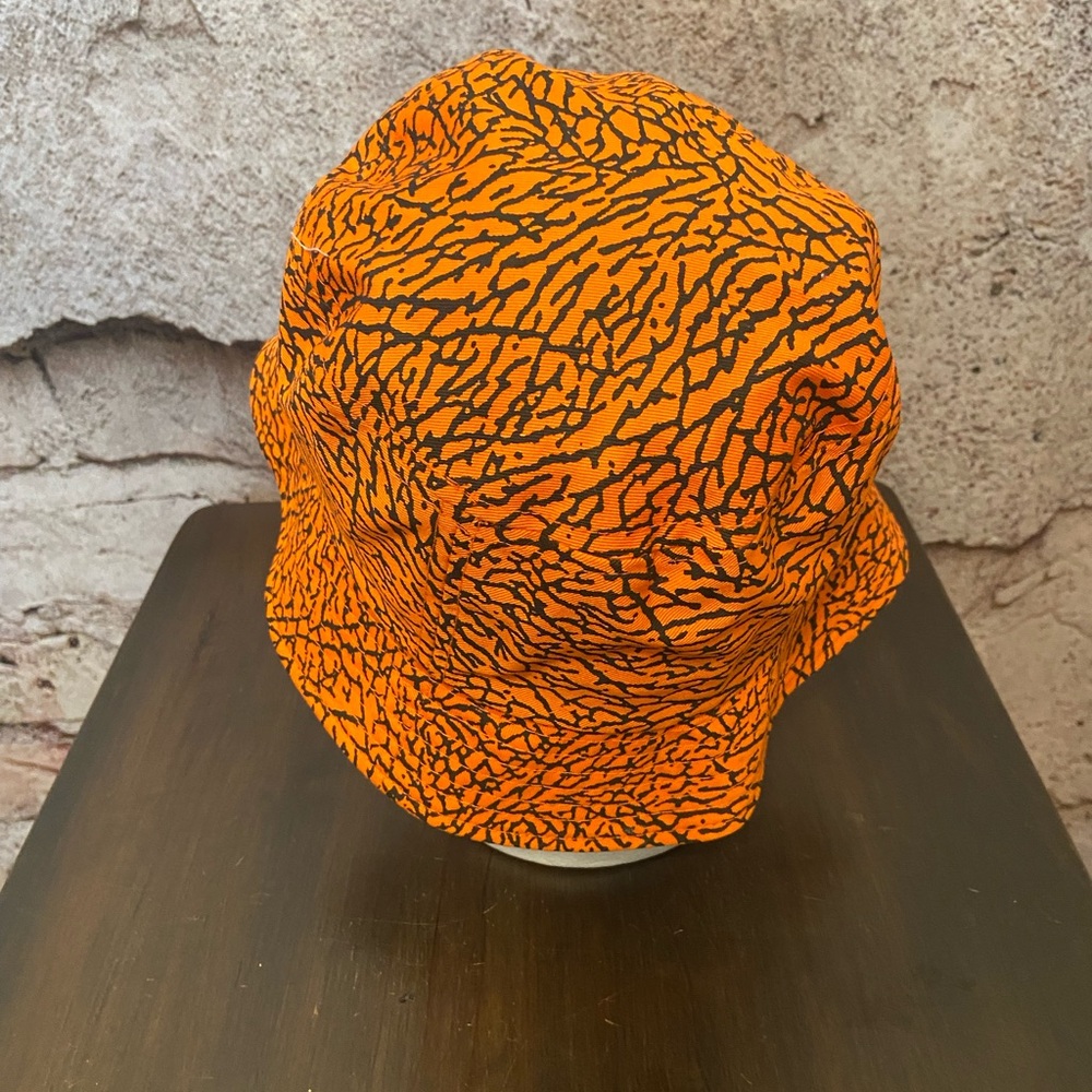 Orange & Black Cotton Bucket Hat - Picture 2 of 4